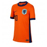 Holandsko Memphis Depay #10 Domáci Ženy futbalový dres ME 2024 Krátky Rukáv